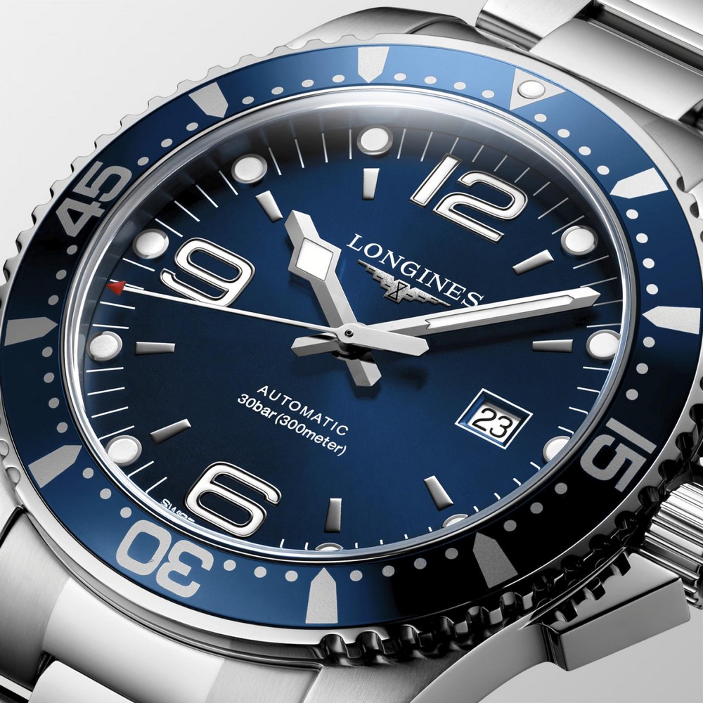 Đồng Hồ Longines Hydroconquest Nam 44mm Xanh Xám